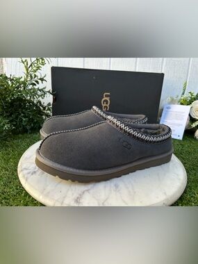 UGG Tasman II Men’s Dark Grey Slip-On Loafers size 8 women 10 new/with box